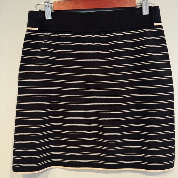 Rag & Bone Regan Skirt Mini Stripe Exposed Zipper Size M - Picture 5 of 9